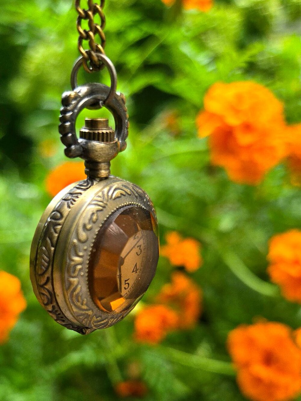 Necklace watch